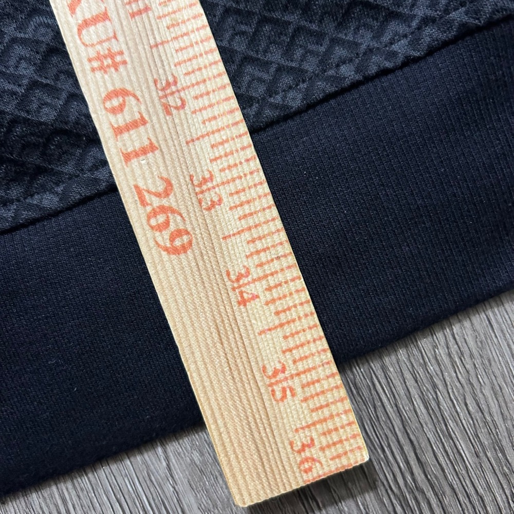 Shaquille O'Neal Polo Shirt 3XLT Tall Black Grey Textured Geometric V-Neck New - Picture 3 of 7